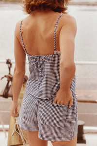 Boxer Short Vichy Navy