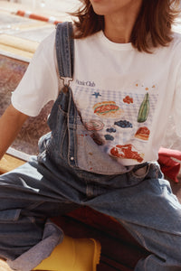 T-Shirt En Coton Vintage Picnic Club