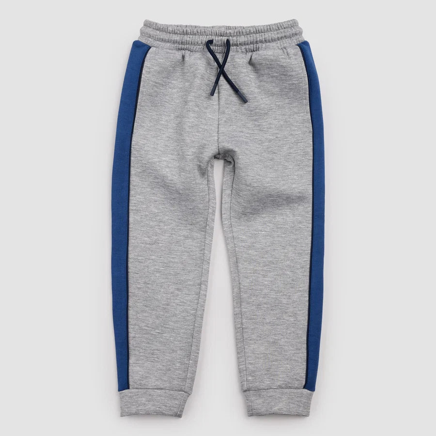 Jogging Scuba Gris Chiné Et Bleu Marine