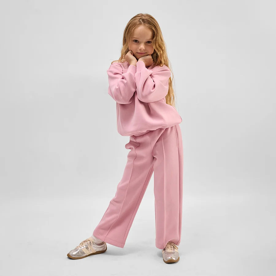 Pantalon Rose Coupe Droite