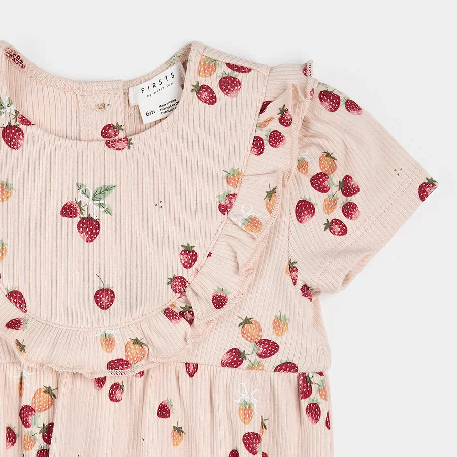 Bodysuit Fraises Roses