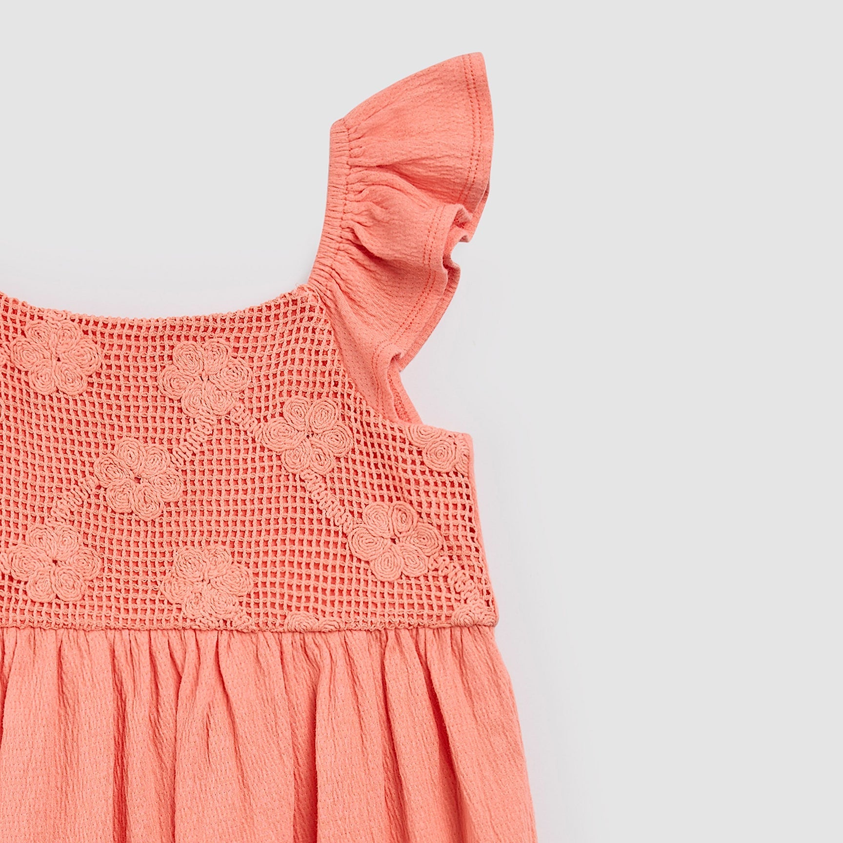 Robe Dentelle Corail