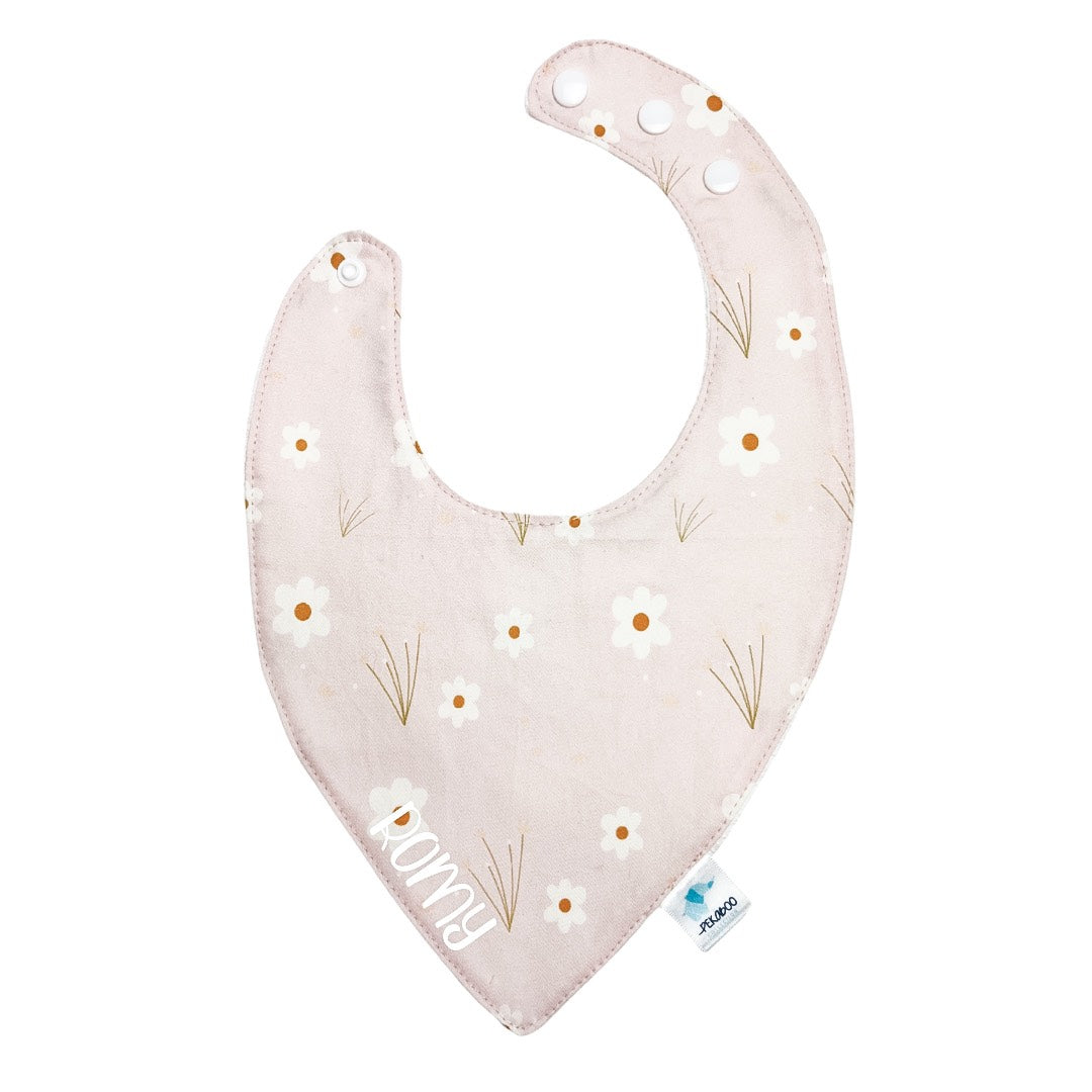 Bavoir Floral Rose