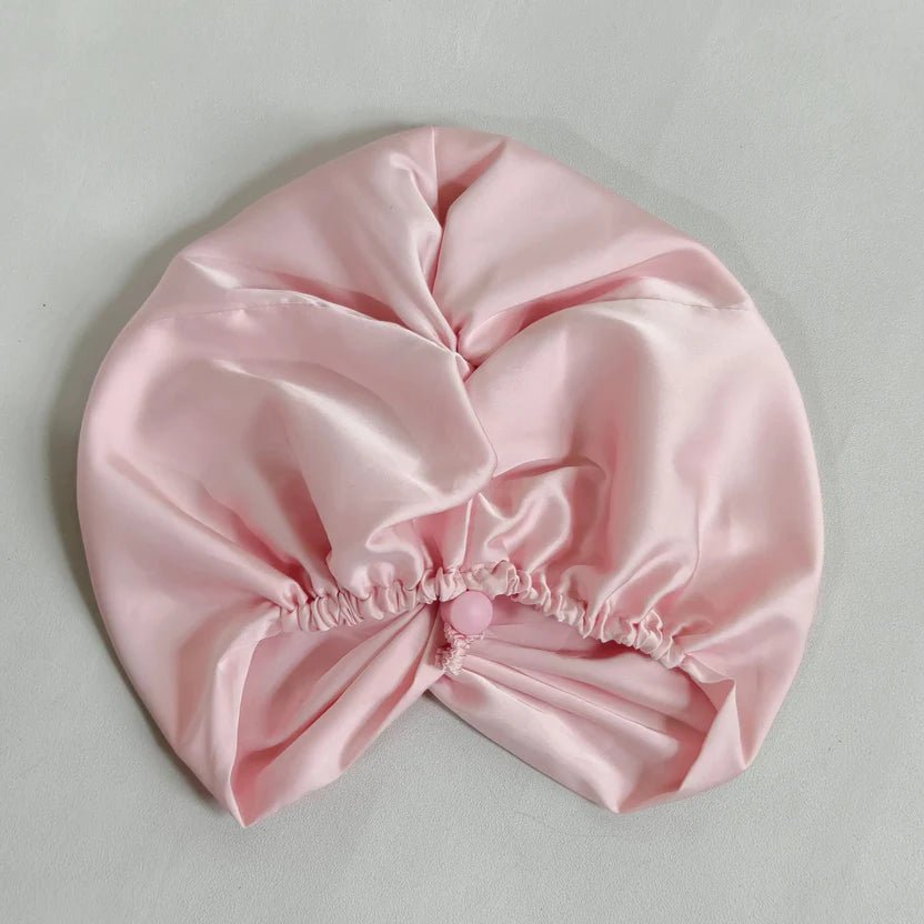 Bonnet En Satin Rose