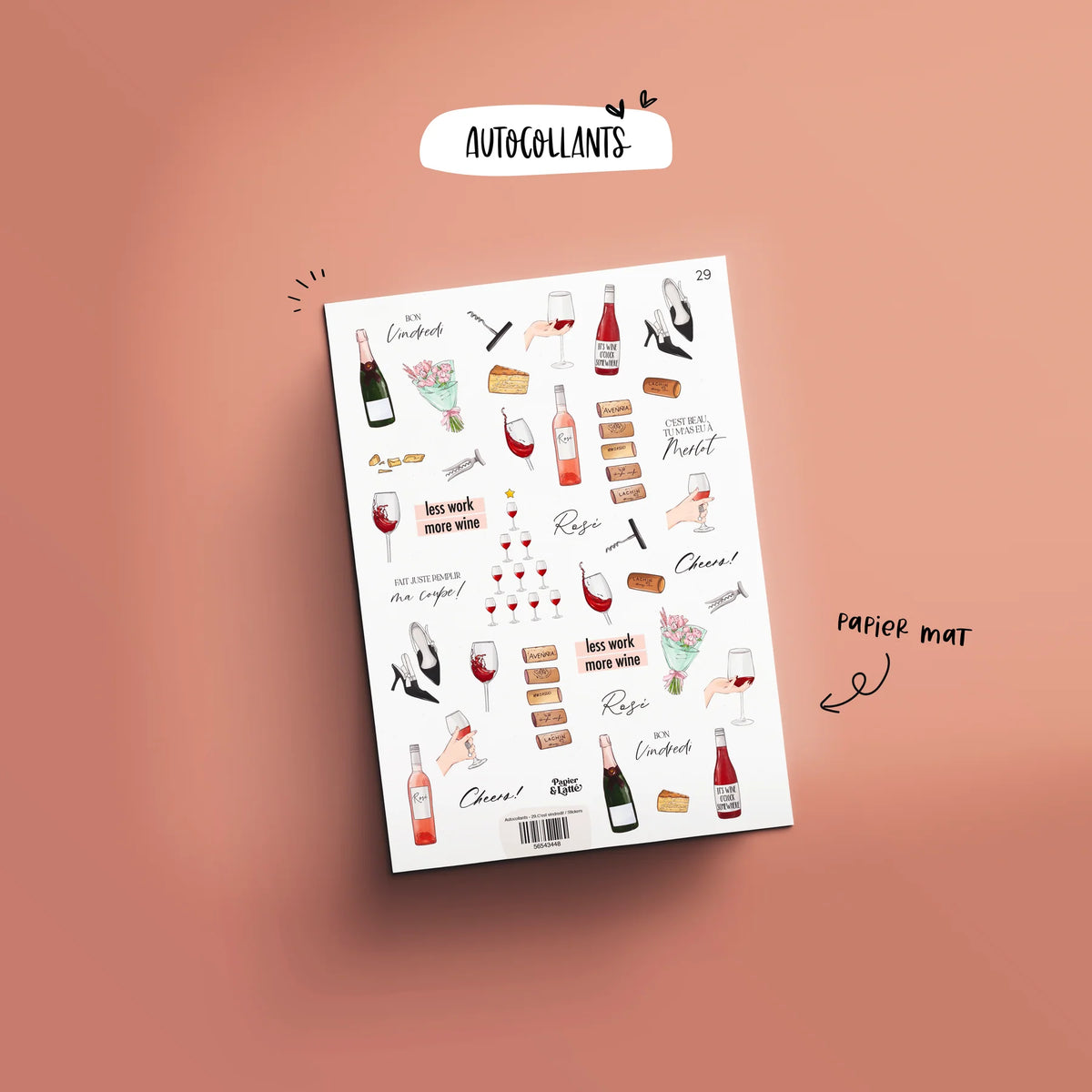 Autocollant 29 C'est Vindredi!