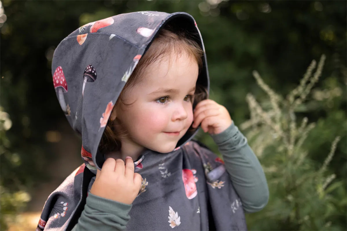 Poncho Pour L’auto Champignons Gris