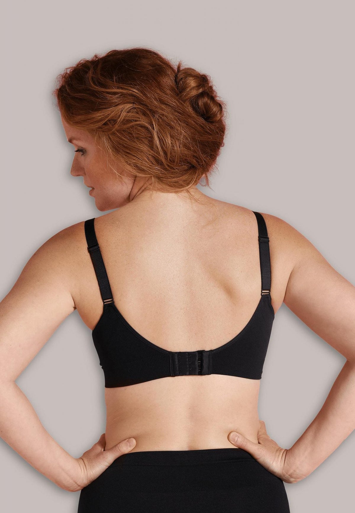 Soutien-Gorge Grossesse & Allaitement Sans Coutures Doux Noir