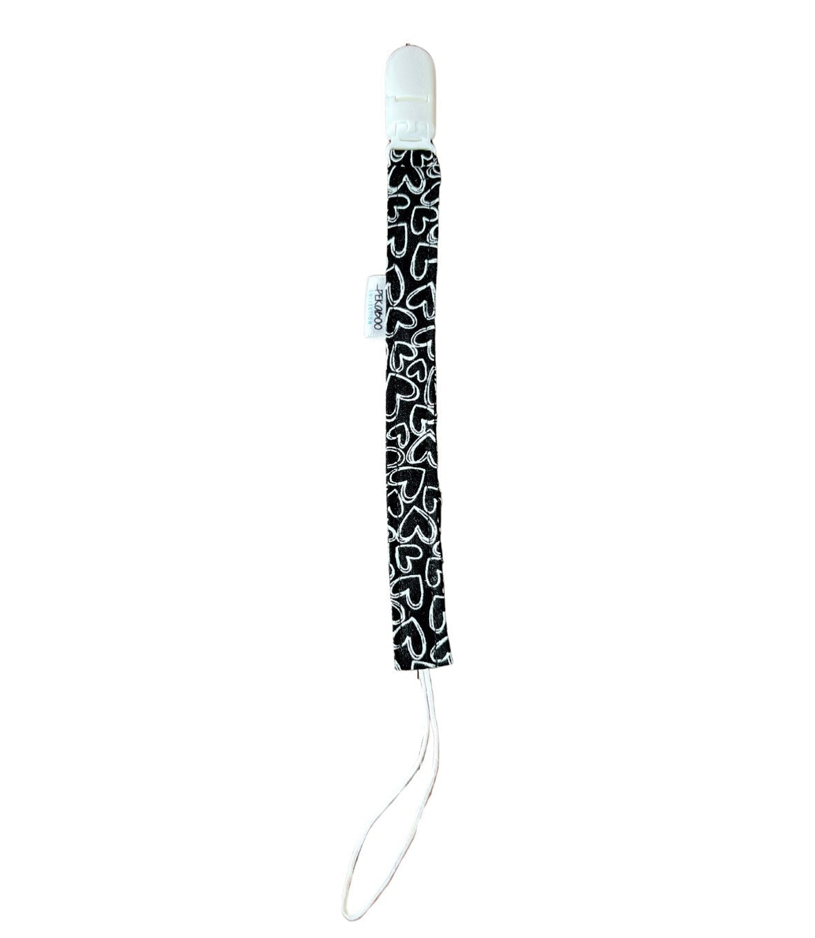 Attache-Suce Coeur Script (Blanc)