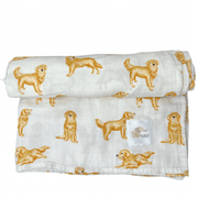 Mousseline Bambou Chien Golden