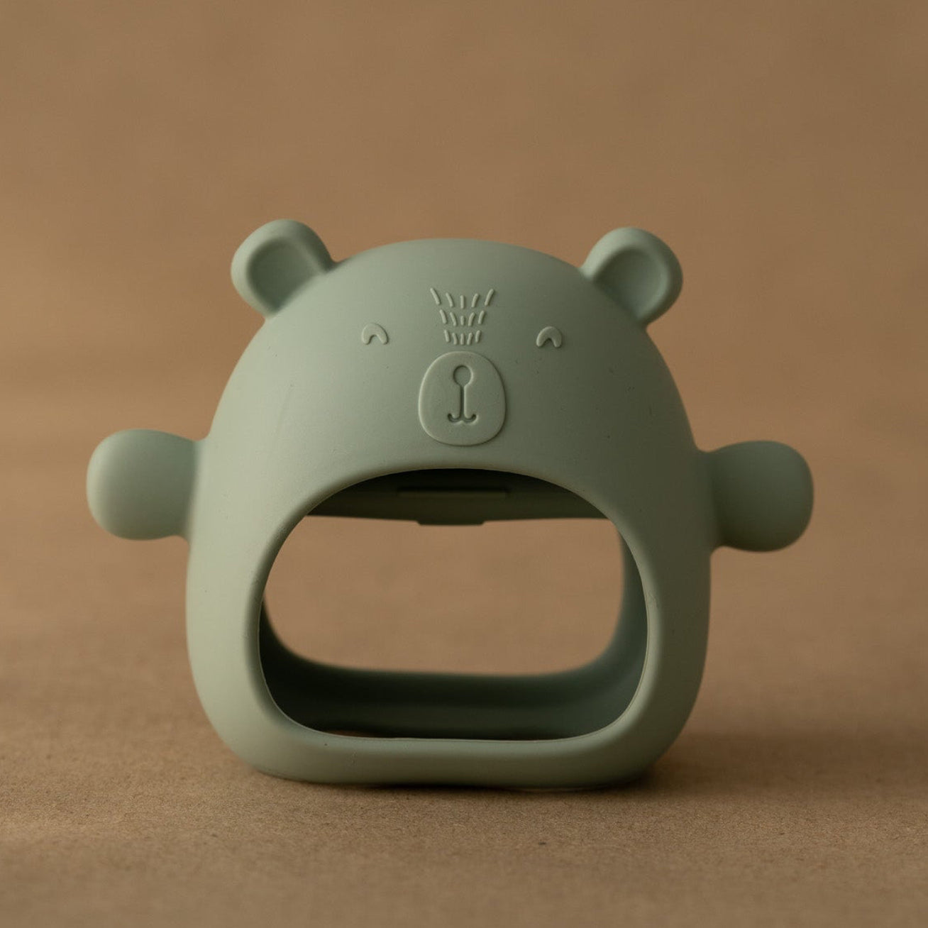 Mitaine De Dentition Ourson Vert-Bleu