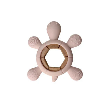Jouet De Dentition Tortue Rose