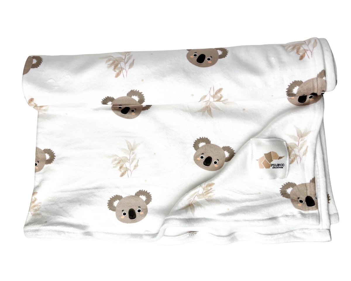 Couverture Magiks TODDLER Koala Feuillus Beige