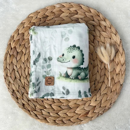 Mousseline De Bambou Petits Crocodiles