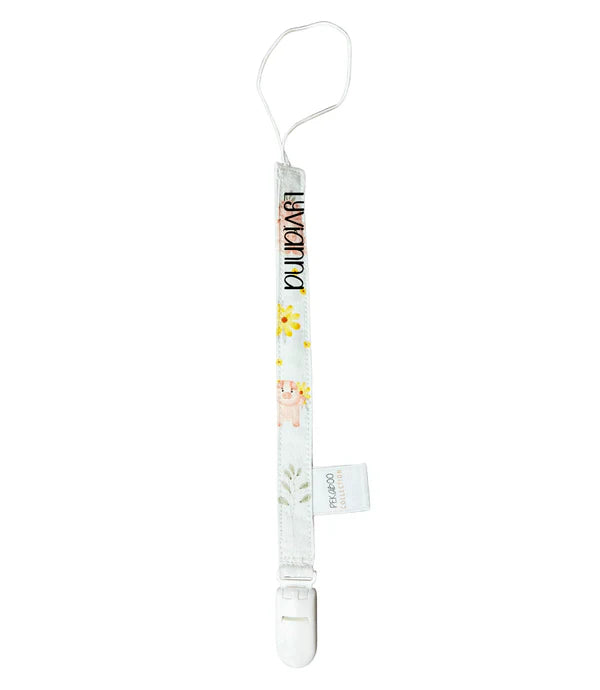 Attache-Suce Petit Cochon Rose (Blanc)