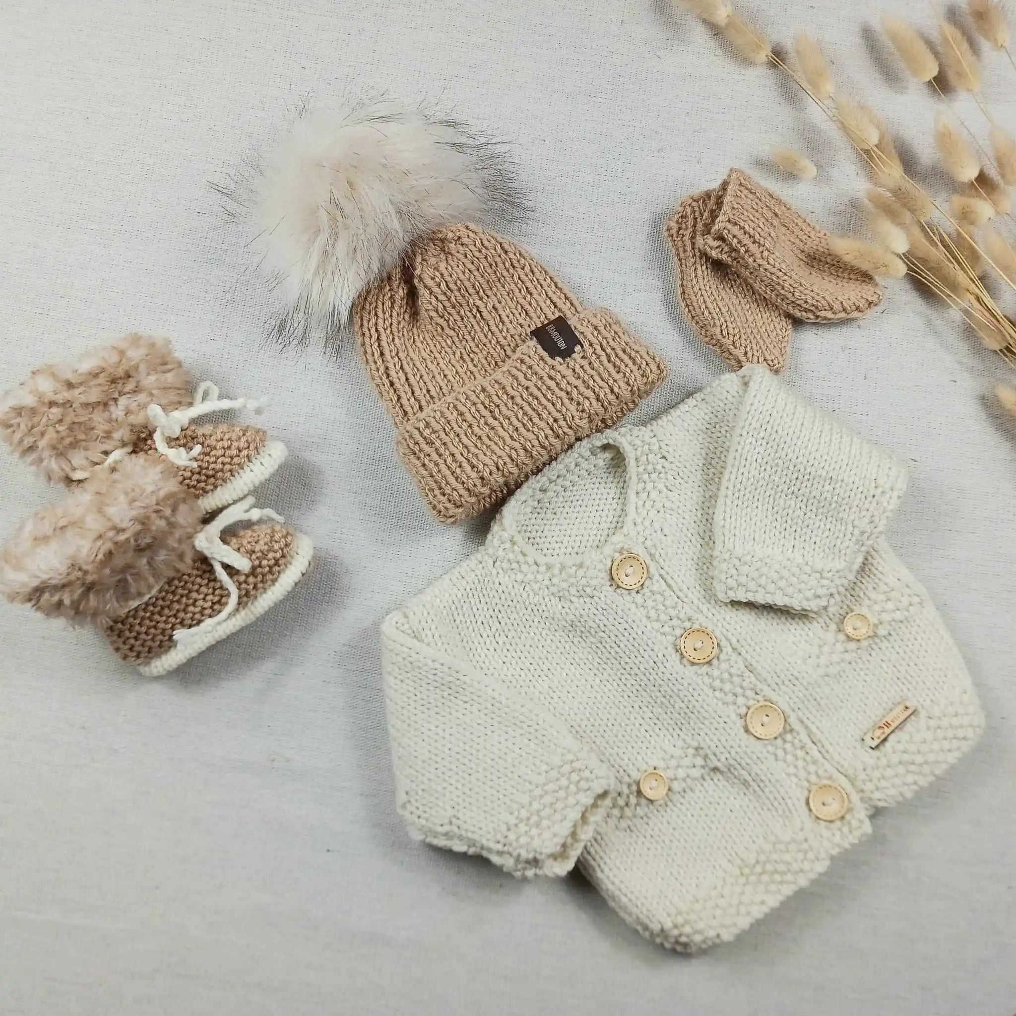 Cardigan Crème (0-3 Mois)