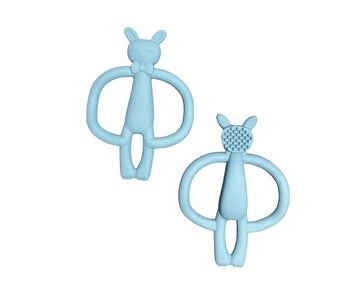 Jouet De Dentition Lapin Bleu