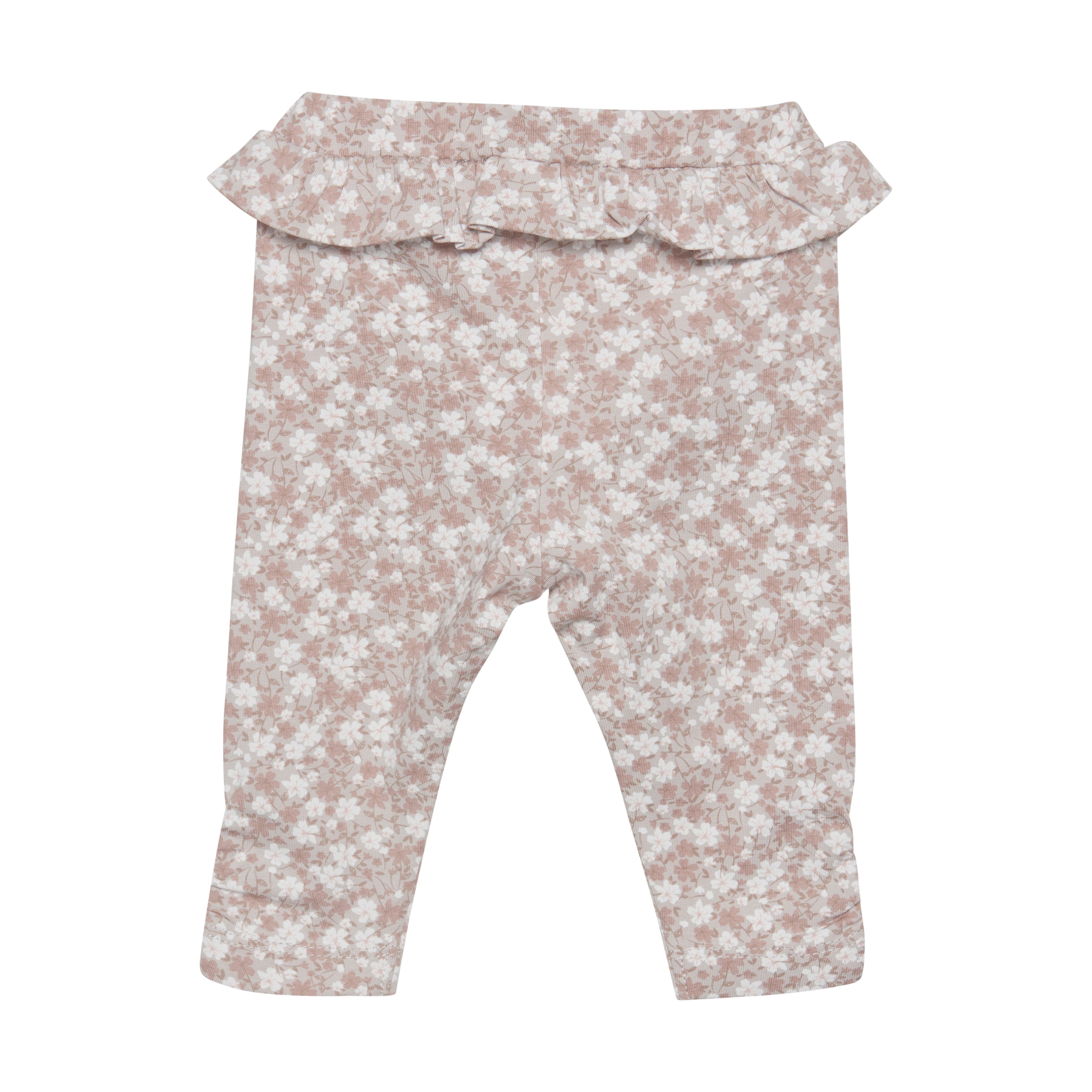 Leggings Fleuri Vieux Rose