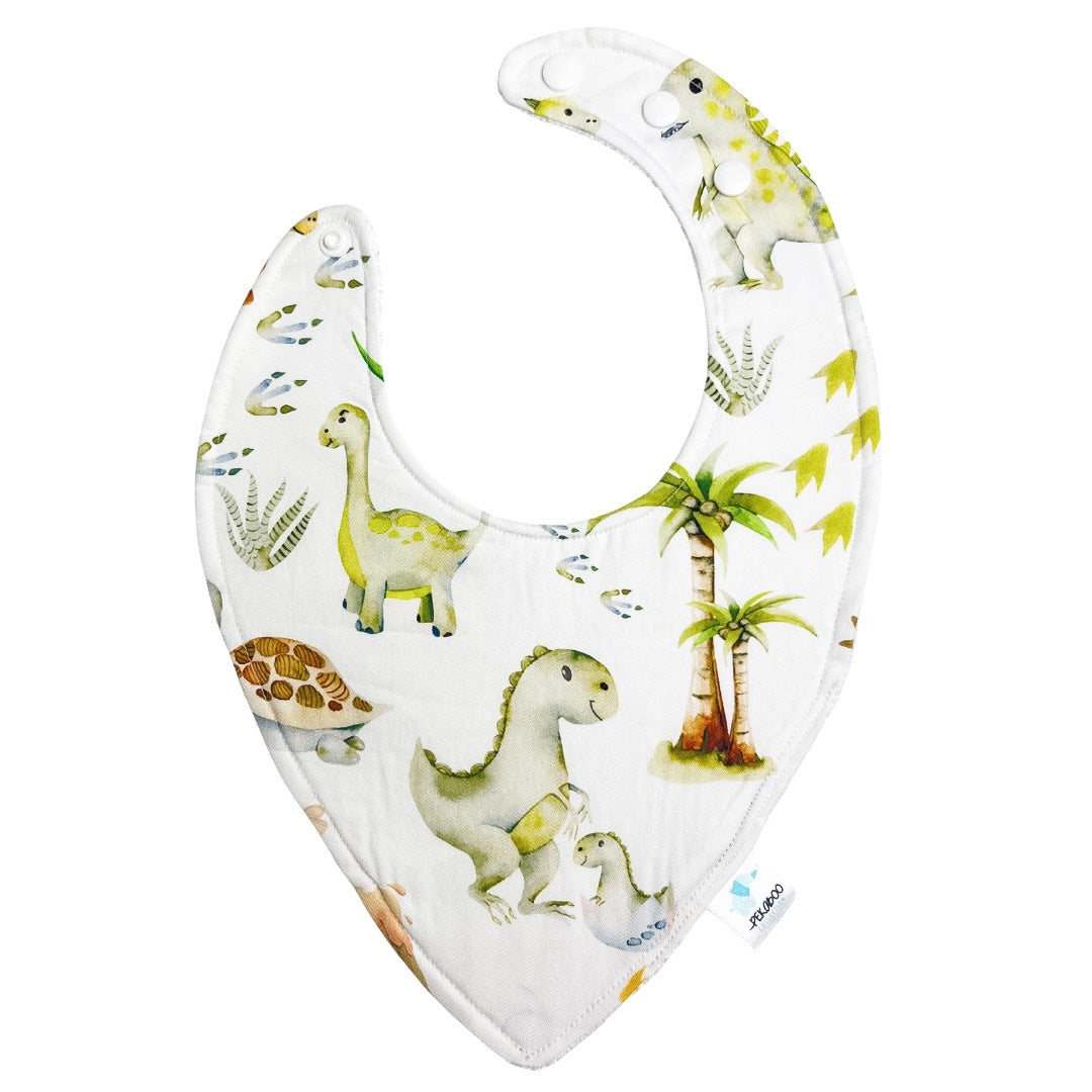 Bavoir Dinos & Œufs Vert