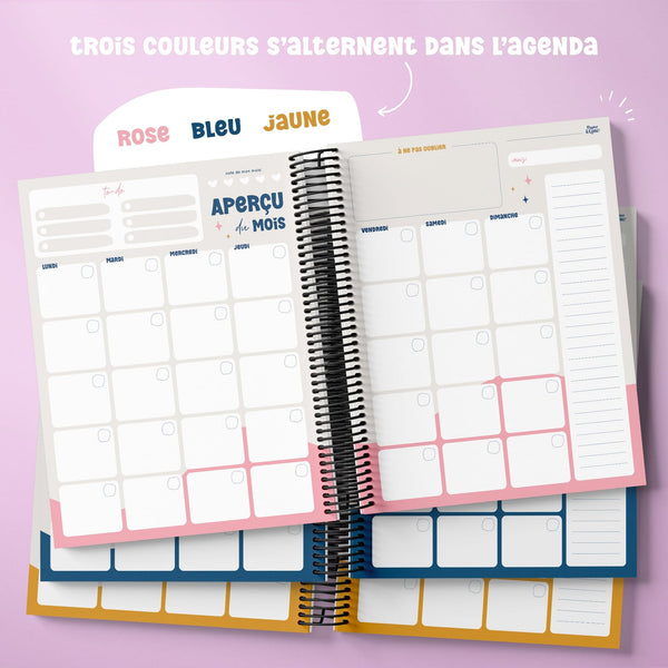Agenda Mensuel Classique - 02