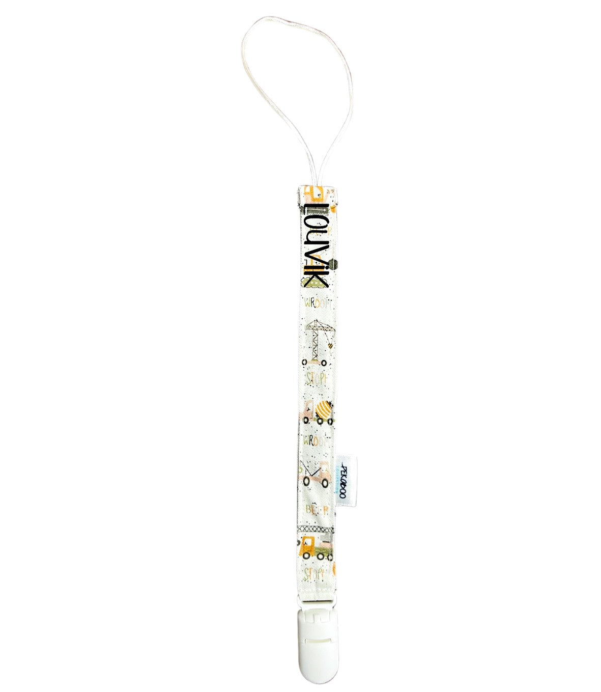 Attache-Suce Camion De Construction Rust Sauge (Blanc)