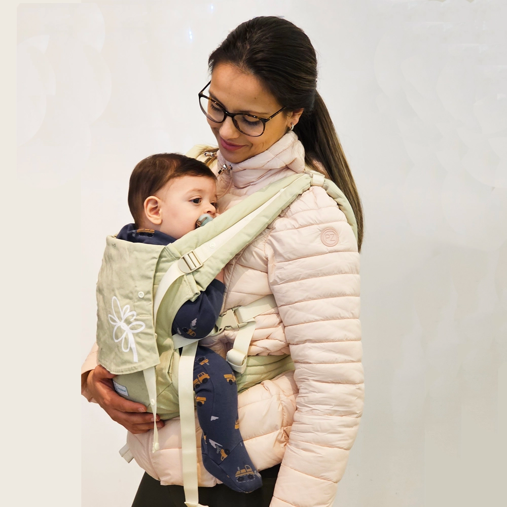 Porte-bébé Structuré PöpNgo Sable