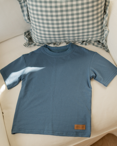 T-Shirt Évolutif Bleu Uni