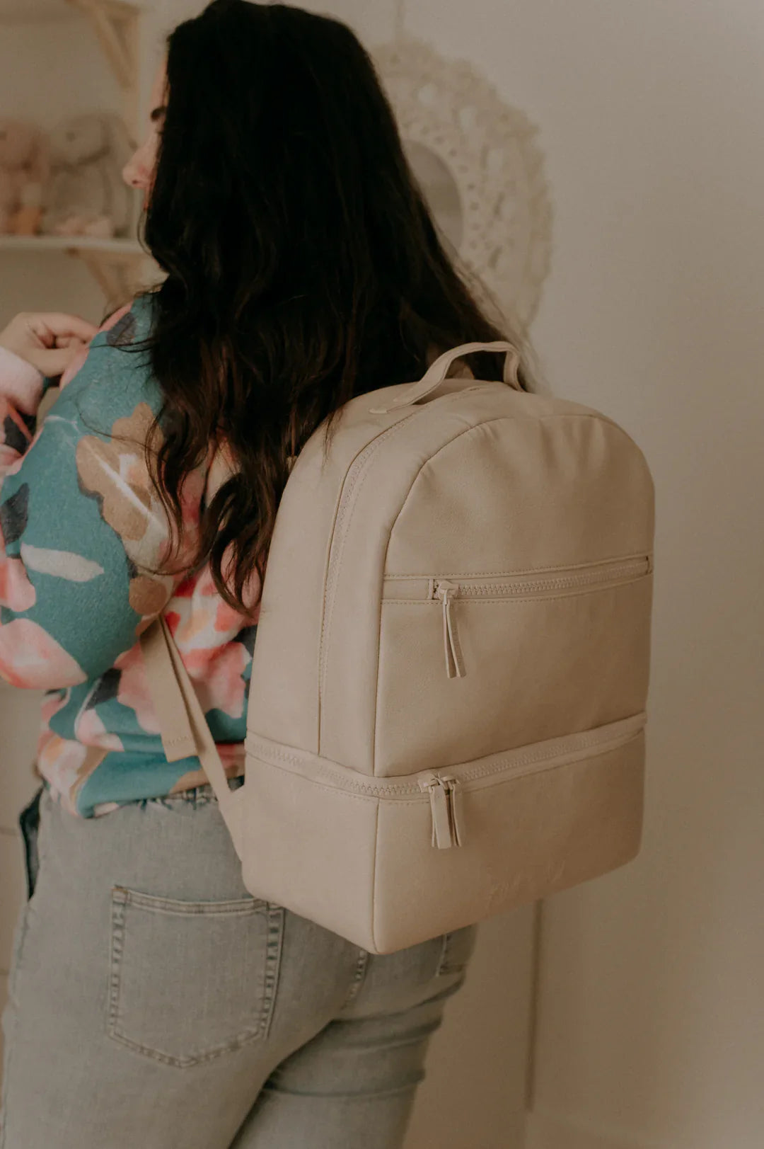 Sac À Couche Beige