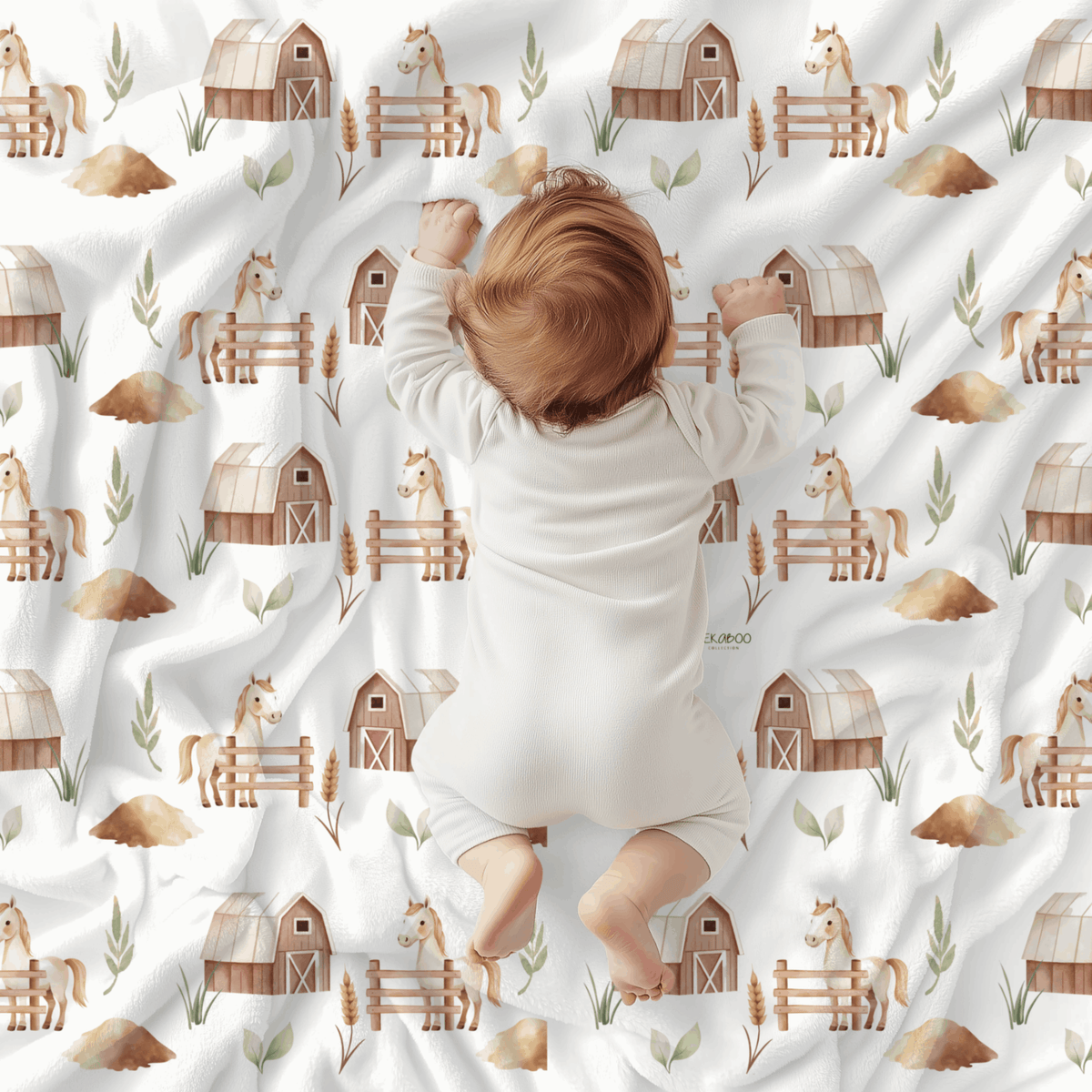 Doudou Magiks Chevaux Beige