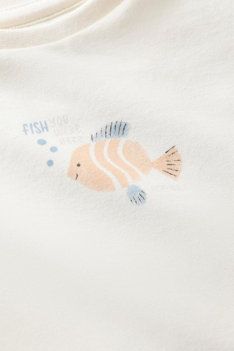 T-Shirt Fish You Were Here Egret