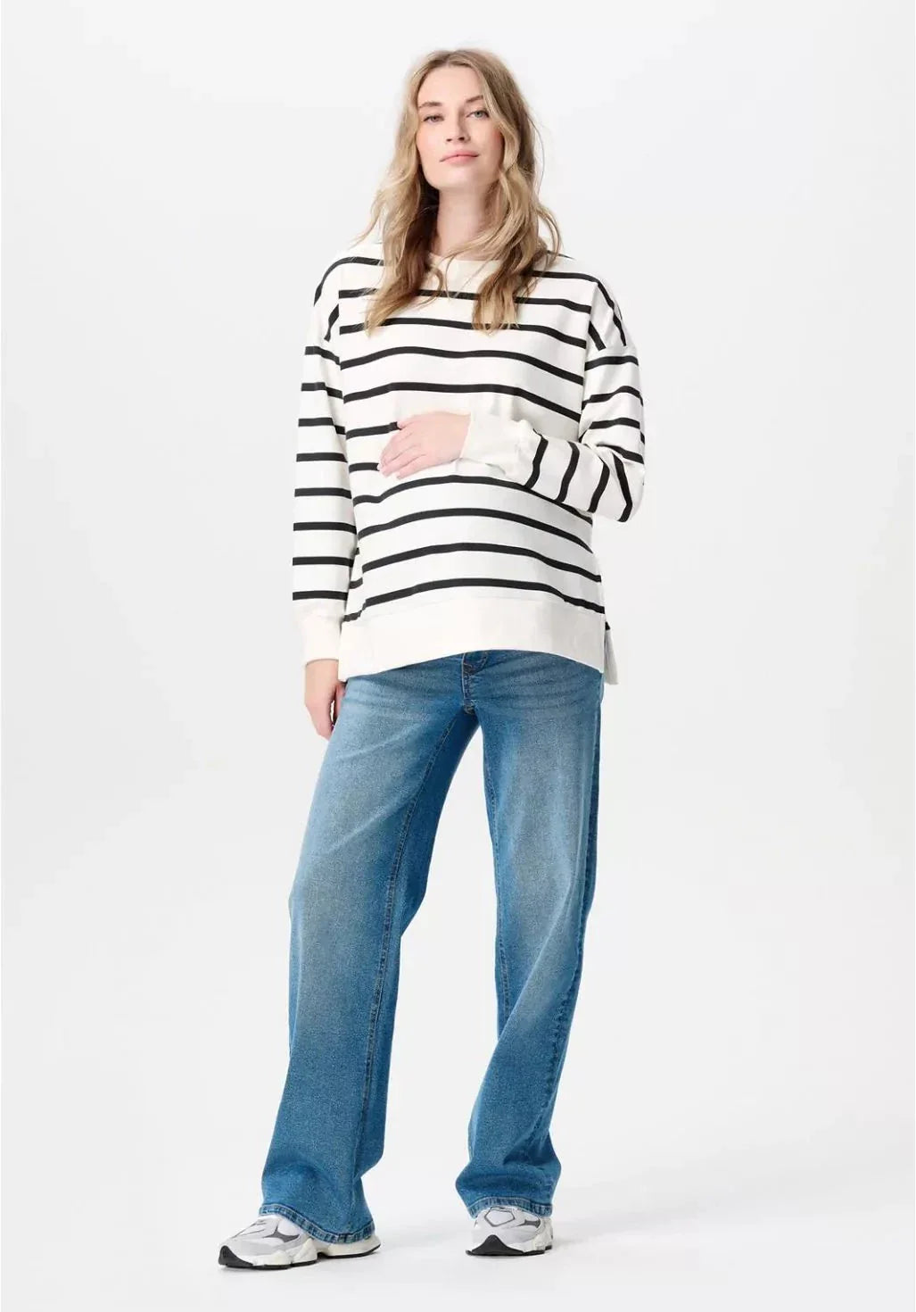 Jean Lemi À Jambe Évasée Dark Navy