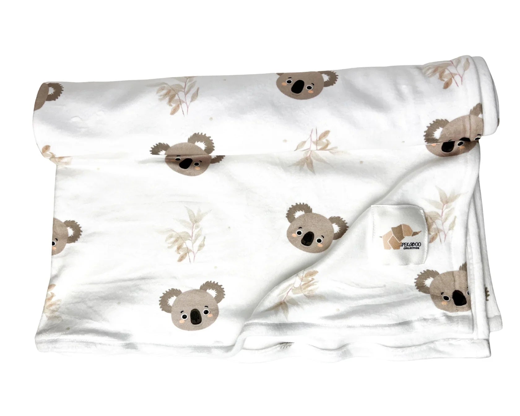 Couverture Magiks TODDLER Koala Feuillus Beige