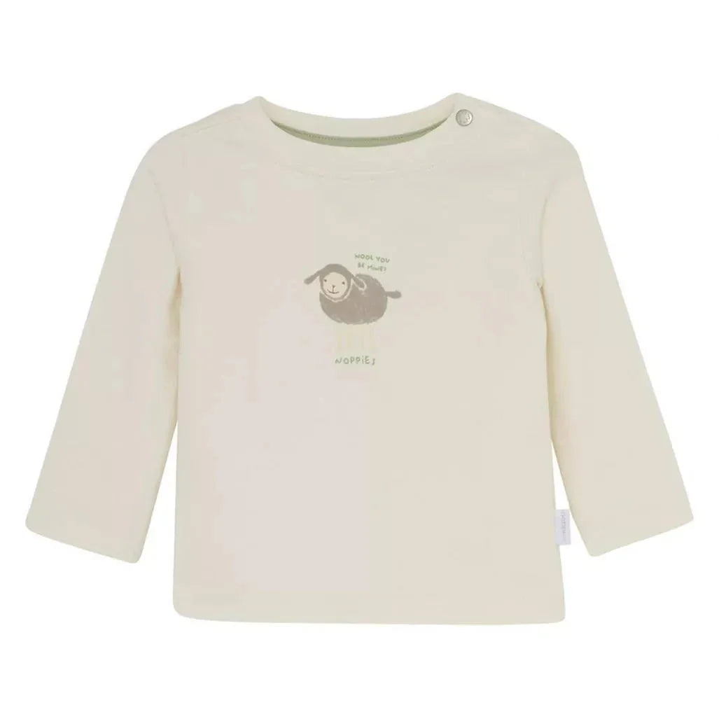 T-Shirt Manches Longues Sjeba Egret Mouton