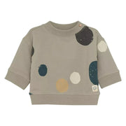Crewneck Snowflake Abstract Off White