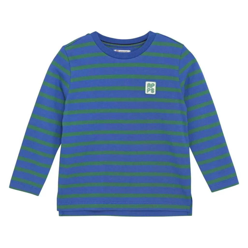 Chandail Manches Longues Roger Medium Blue Rayé