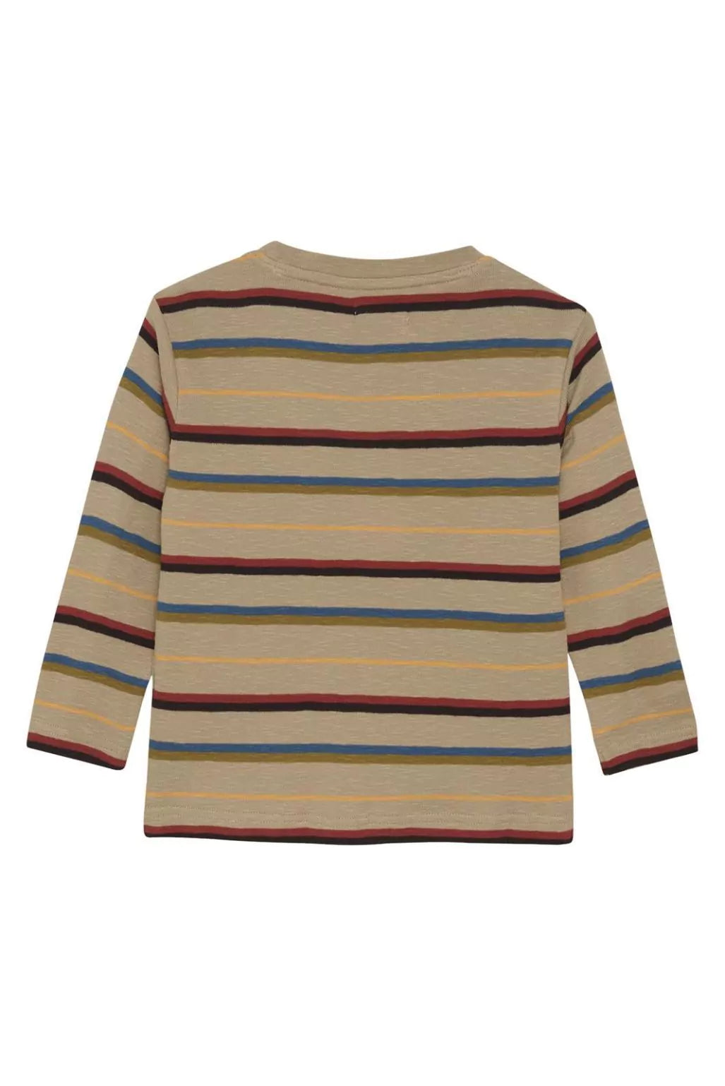 Chandail Manches Longues Ranlo Sand/Nude Rayé