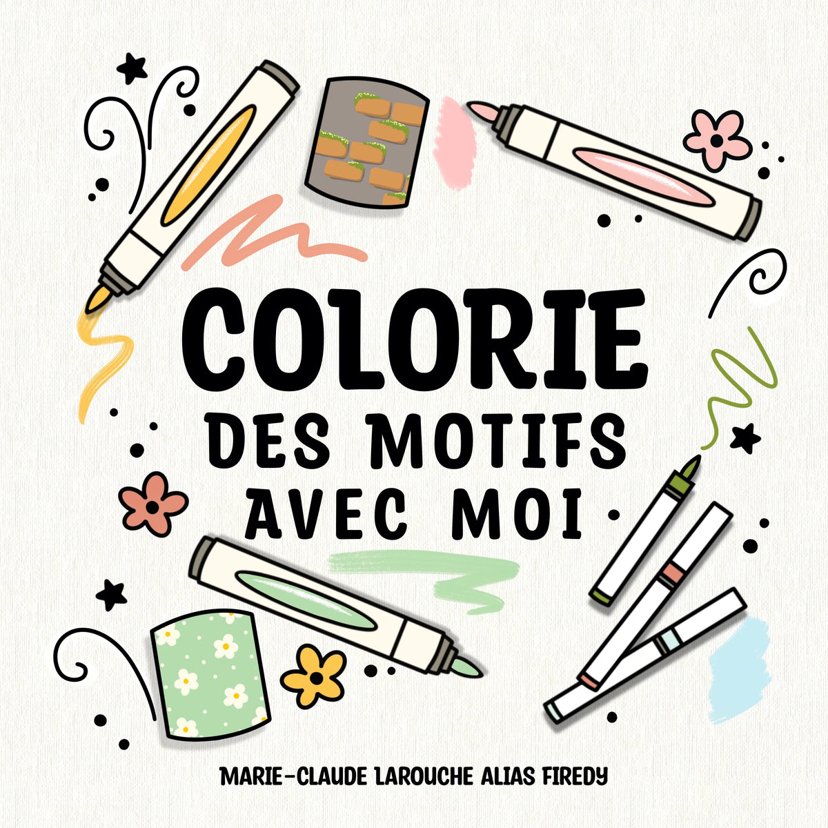 Livre À Colorier Colorie Des Motifs Avec Moi