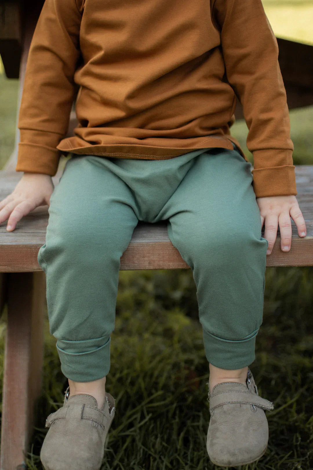 Pantalon Évolutif Vert Eucalyptus Uni