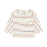 T-Shirt Manches Longues Egret Sail Away Rayé