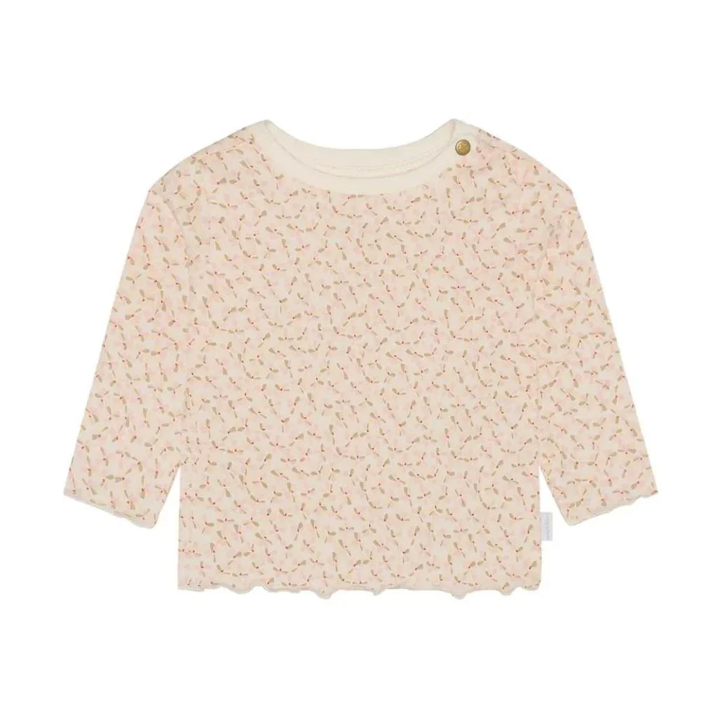 T-Shirt Manches Longues Egret Fleuris