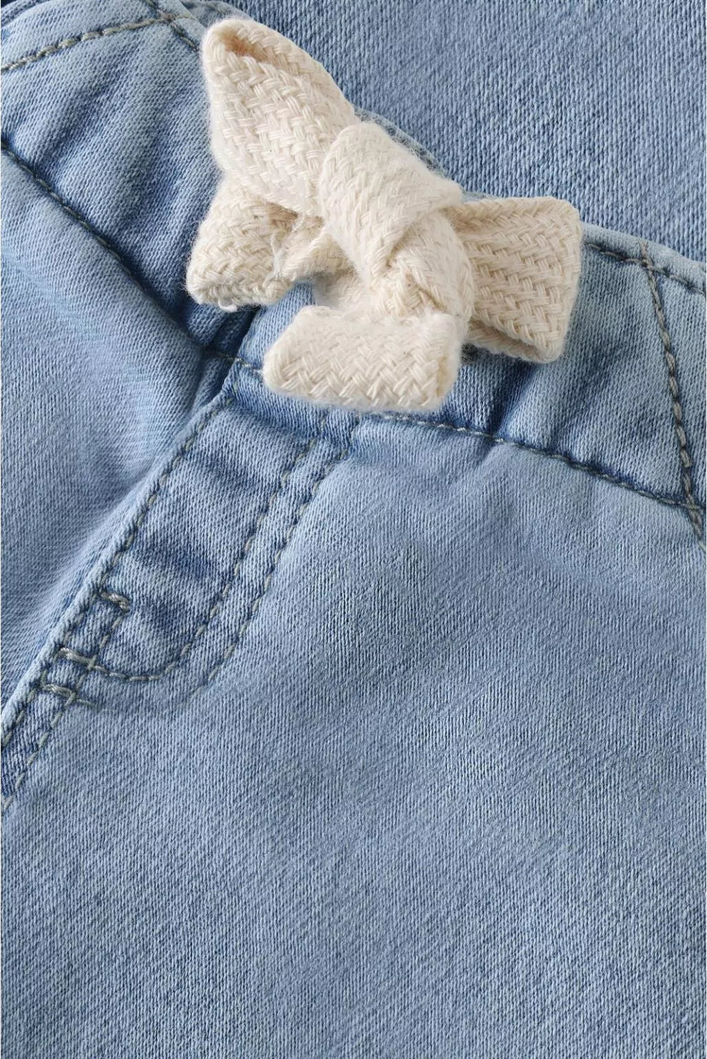 Short Light Blue Denim
