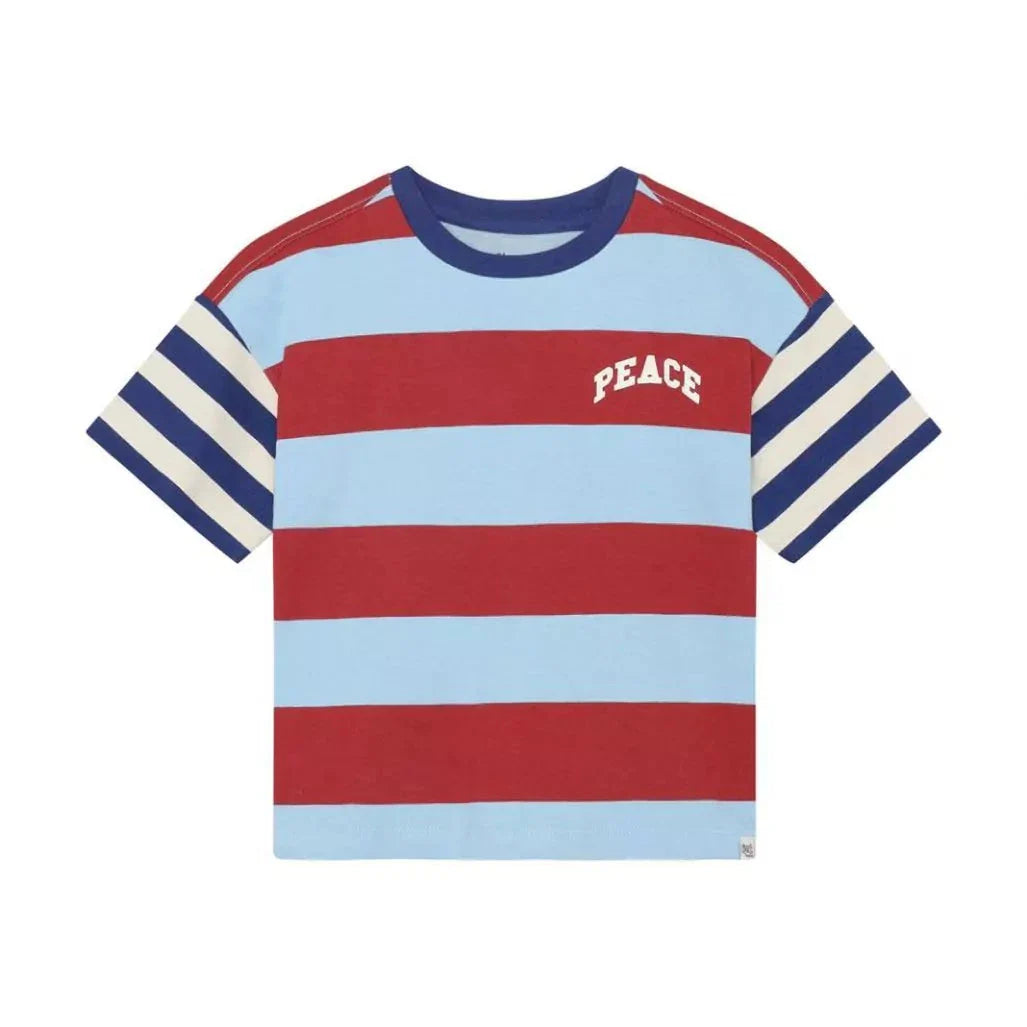 T-shirt Cerulean Rayé