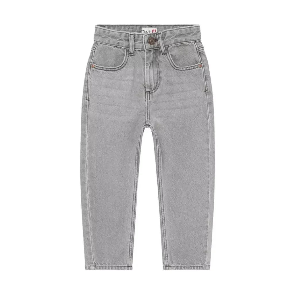 Jean Coupe Relax Denim Gris Clair