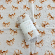 Mousseline Bambou & Coton Croissants