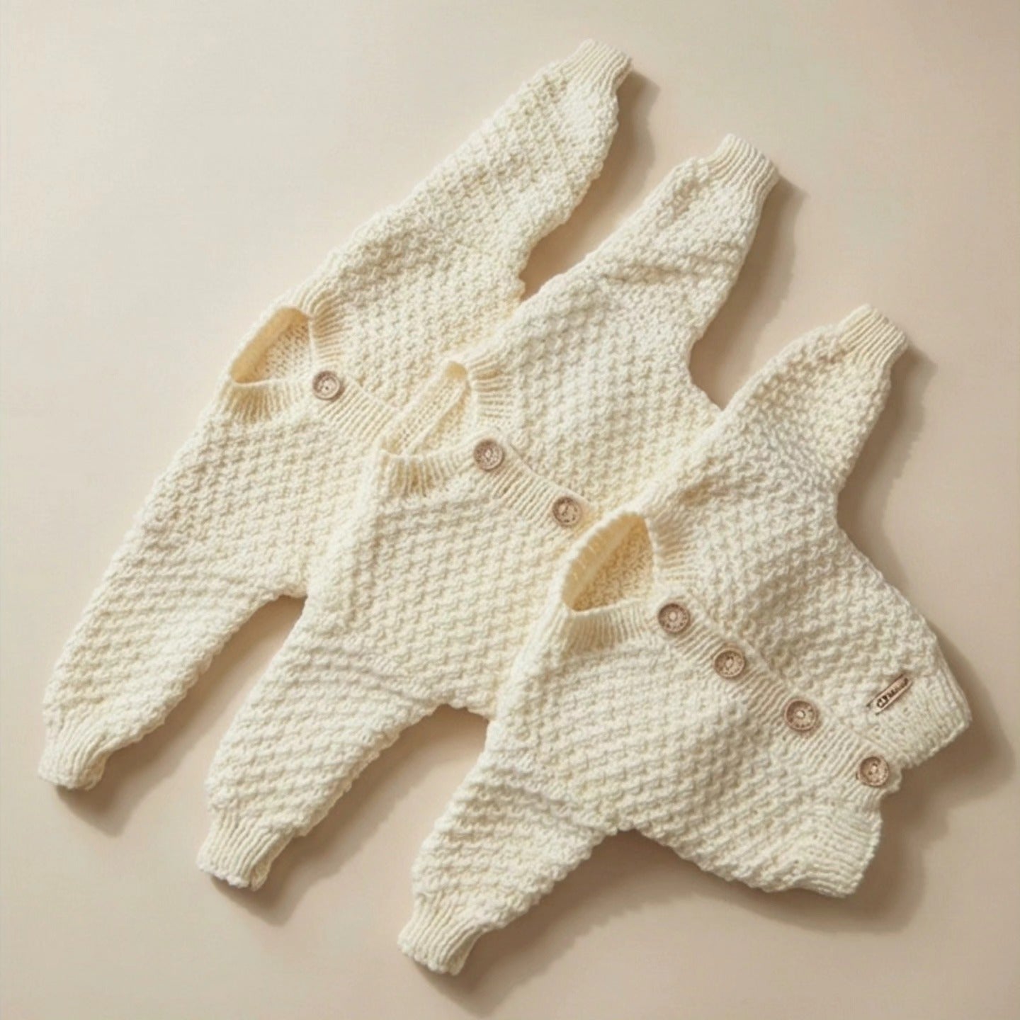 Cardigan Crème (3-6 Mois)