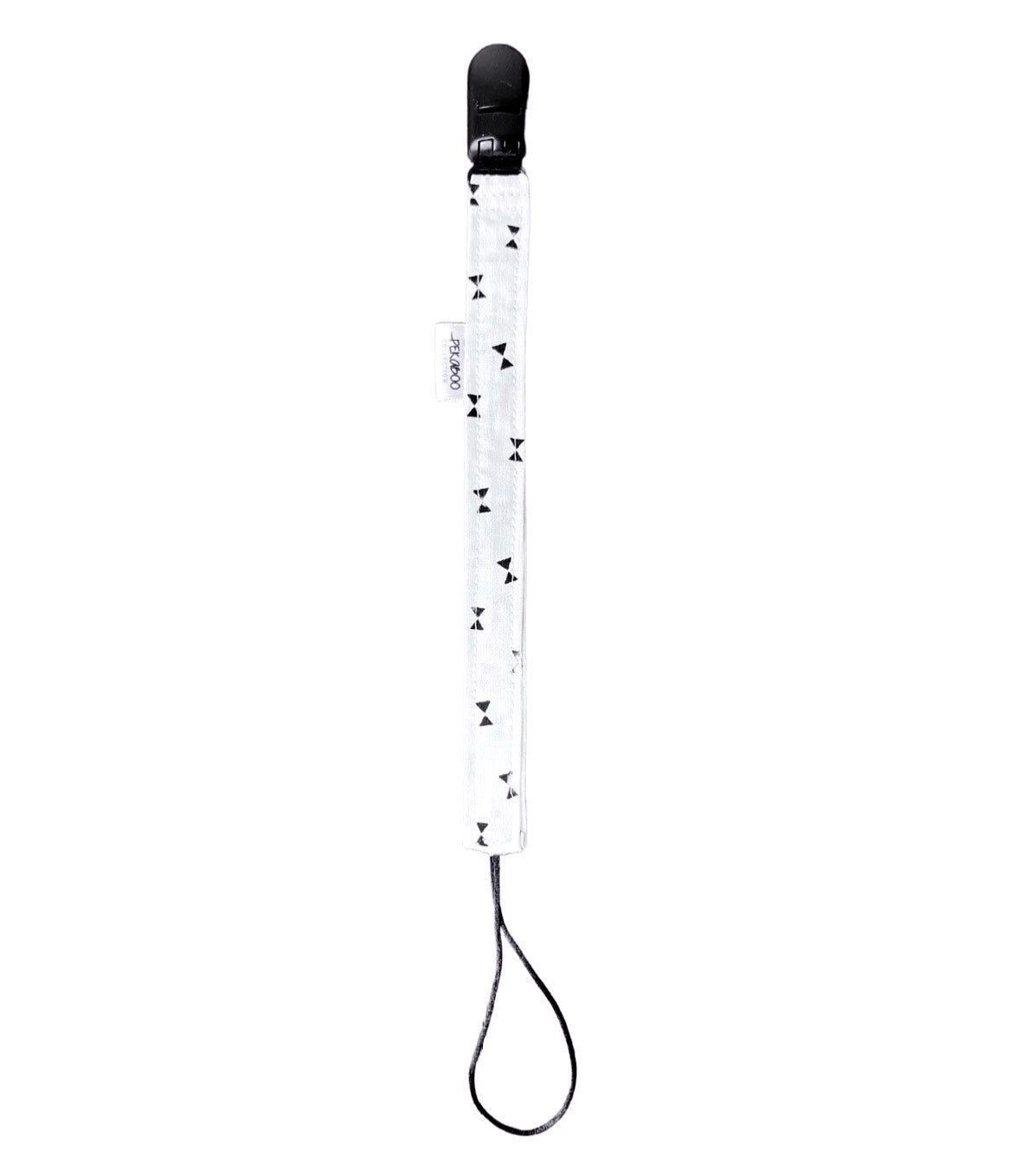 Attache-Suce Boucles Blanches (Noir)