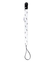 Attache-Suce Boucles Blanches (Noir)
