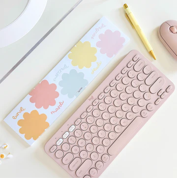 Bloc-Note Clavier Hebdomadaire Printemps