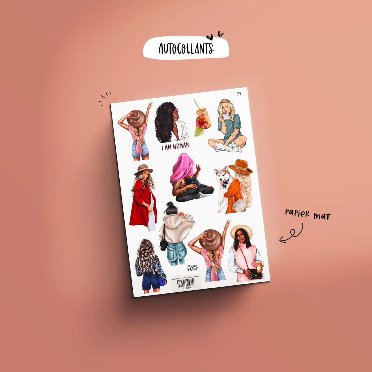 Autocollant 71 I Am Woman