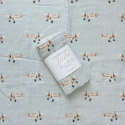 Mousseline Bambou & Coton Aviateur Avion
