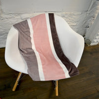 Jetté Frisson Rayé Rose